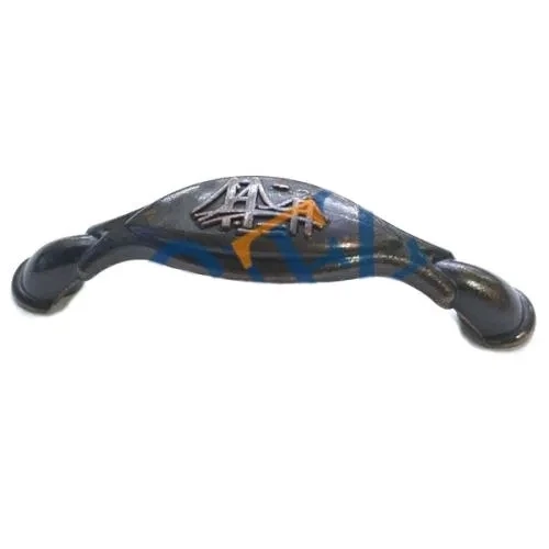 Dekoratif Zamak Boğaziçi Kulp - 64mm, Eskitme, 100 Adet - 1