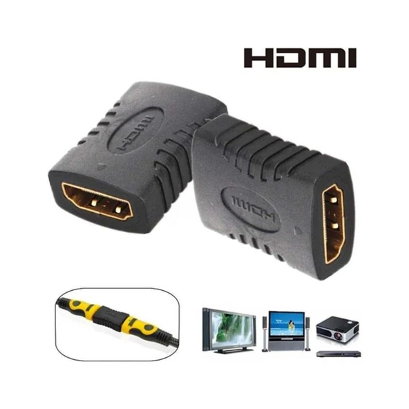 HDMI Dişi Dişi Ara Çevirici Dönüştürücü Adaptör | 4K UHD Destekli, Yüksek Hızlı Ara Çevirici ürün görseli 1