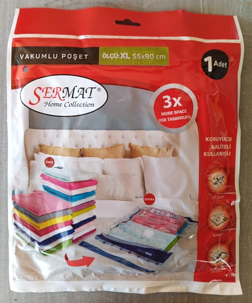 SERMAT VAKUMLU POŞET 55x90 cm ürün görseli 1