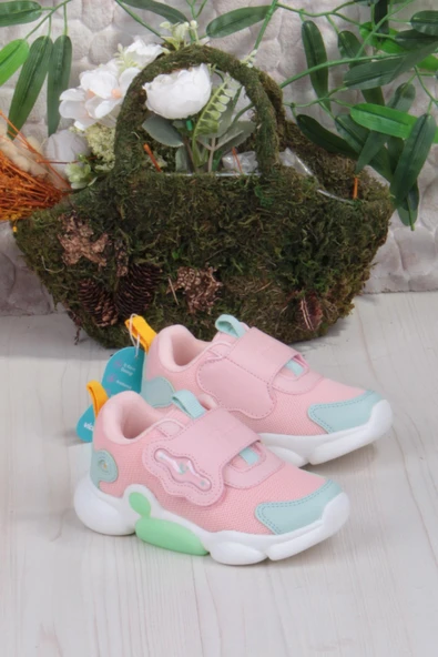 Vicco 346.P24K.335 Gum Pudra Işıklı Kız Çocuk Ayakkabı ürün görseli