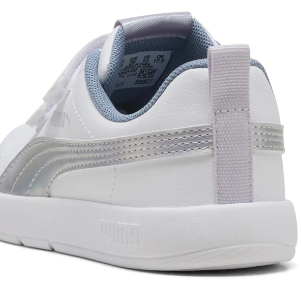Puma Courtflex V3 Space Belle V PS 404345 Ortopedik Çocuk Spor Ayakkabı - Resim 10