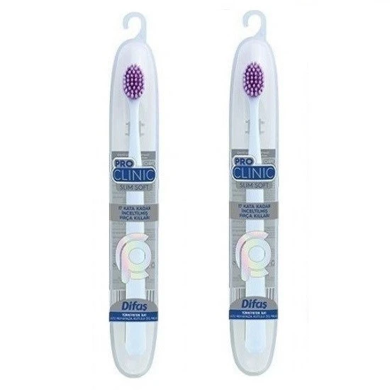 Difaş Proclinic Slim Soft 2'li Diş Fırçası