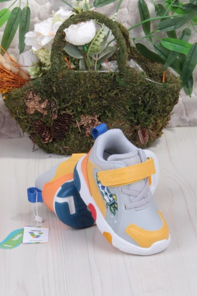 Vicco 946.P25K.411 Rocky Gri Işıklı Erkek Çocuk Bot - Resim 4