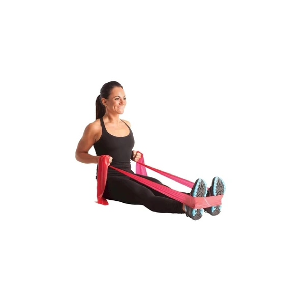 FixFlex Egzersiz Direnç Lastiği Kırmızı 2 (1,5 m) - 2