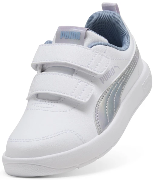 Puma Courtflex V3 Space Belle V PS 404345 Ortopedik Çocuk Spor Ayakkabı - Resim 7
