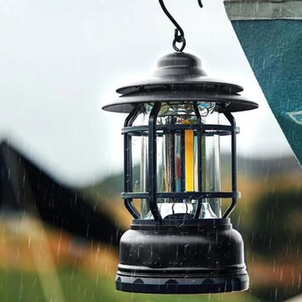 Retro LED Kamp Lambası - 1