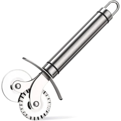 Çift Başlıklı Pizza Hamur Bıçağı - Resim 4