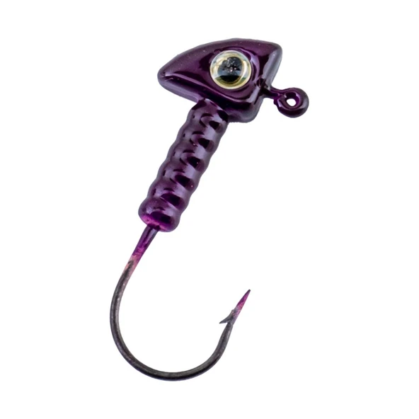 Kurşunlu Jighead Zoka - 7g - Fishack - Mor (XHA06) - 5 Adet - Resim 3