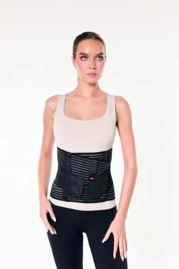 Biofix Lumbostad Korse 26 cm (Kendinden Yapışkanlı) Siyah - Resim 2