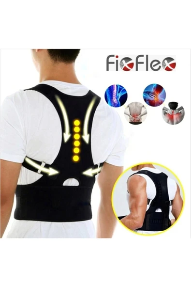 FixFlex Mıknatıslı Manyetik Kamburluk Önleyici Kemerli Dik Duruş Korsesi Standart ürün görseli