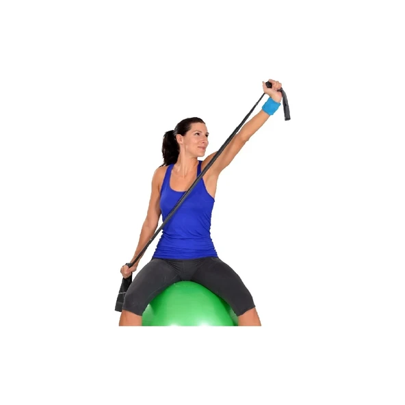 FixFlex Egzersiz Direnç Lastiği Siyah 5 (1,5 m) - Resim 2