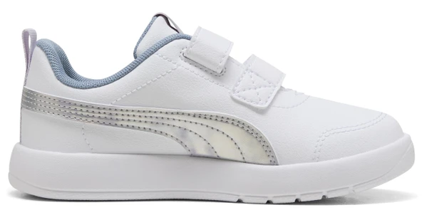 Puma Courtflex V3 Space Belle V PS 404345 Ortopedik Çocuk Spor Ayakkabı - Resim 6