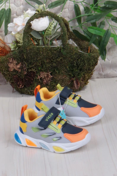 Vicco 346.B25K.227 Lamb Gri Işıklı Erkek Çocuk Ayakkabı ürün görseli