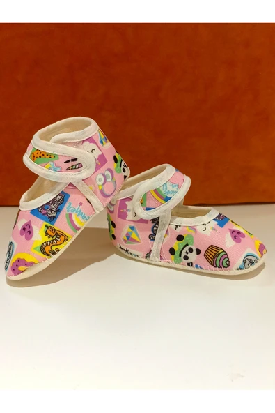 Monalisa Home Lüks Yumuşak Tabanlı Figürlü Bebek Ayakkabısı ürün görseli