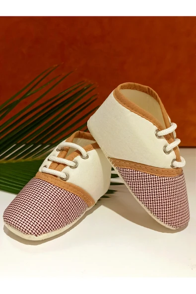 Monalisa Home Lüks Yumuşak Tabanlı Figürlü Bebek Ayakkabısı