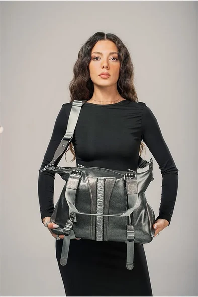 Çcs Lüks 17698 Sılver El ve Omuz Çantası ürün görseli 1