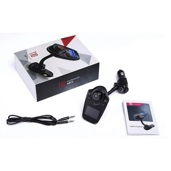 Hello T10 USB-SD-AUX-Bluetooth Destekli 2.1A FM Transmitter - 3