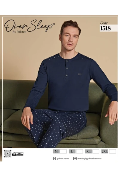 Füme Erkek Pijama Takımı XXL  Beden ürün görseli 1