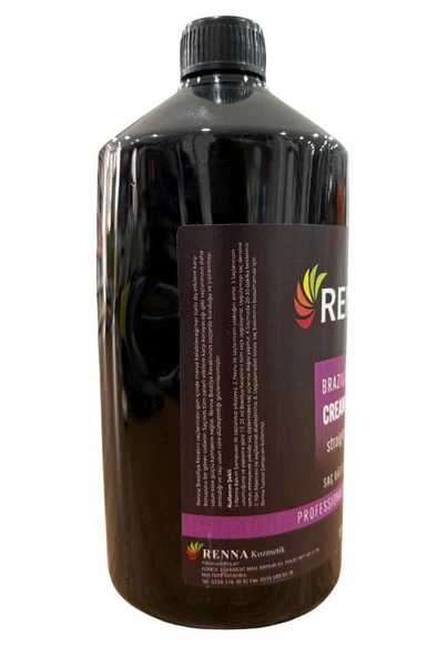 Renna Krem Keratin Saç Düzleştirici Şampuan 1000 Ml - 2
