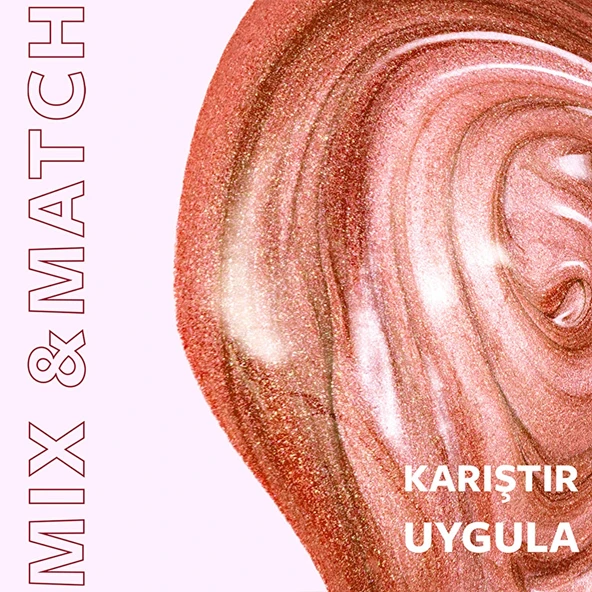 Show by Pastel, Mix & Match, Glow Liquid Highlighter, 72 & Joy Liquid Blush 57 - 4