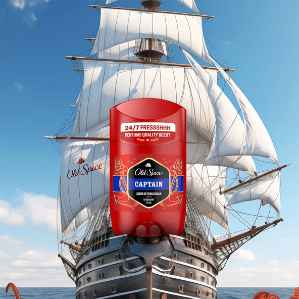 Old Spice, Captain Stick - 50 ml - Resim 8