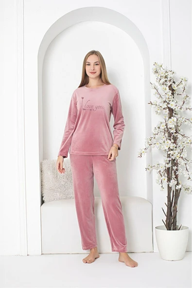 Monalisa Home Fuşya  L Beden  Pijama Takımı - 1