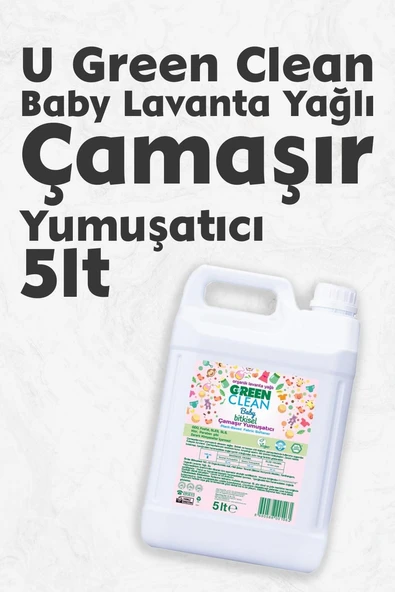 Green Clean Baby Bitkisel Çamaşır Yumuşatıcı Lavanta Yağlı 5 lt ürün görseli