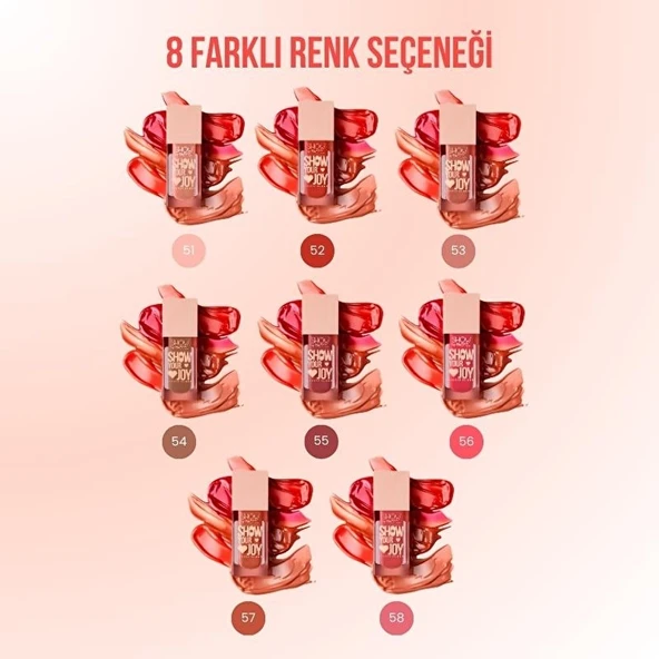 Show By Pastel, Show Your Joy Liquid Blush, Likit Allık - 58 - Resim 7