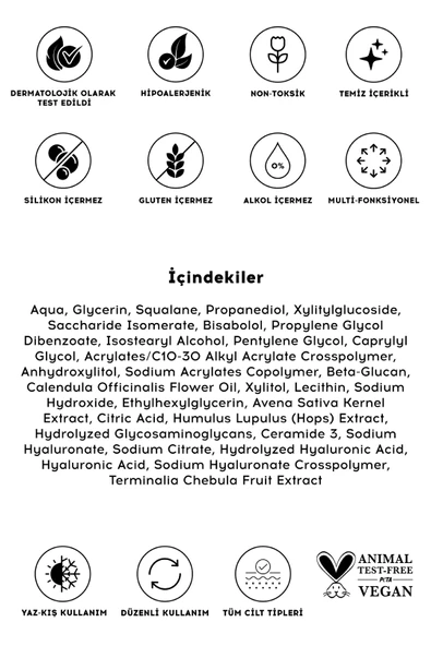 Cream Co. Su Bazlı, Cloud Moisturizer, Onarıcı, Nemlendirici, Yatıştırıcı Yüz Kremi - 50 ml - 4