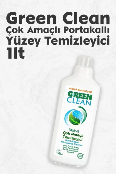 U Green Clean Çok Amaçlı Yüzey Temizleyici Portakallı 1 Litre ürün görseli
