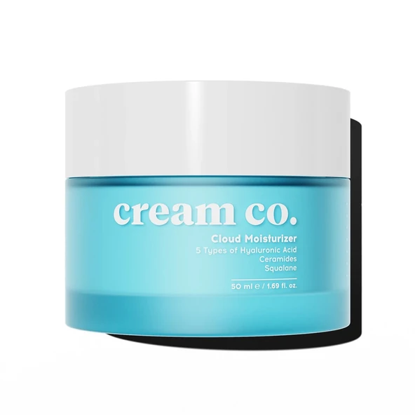 Cream Co. Su Bazlı, Cloud Moisturizer, Onarıcı, Nemlendirici, Yatıştırıcı Yüz Kremi - 50 ml