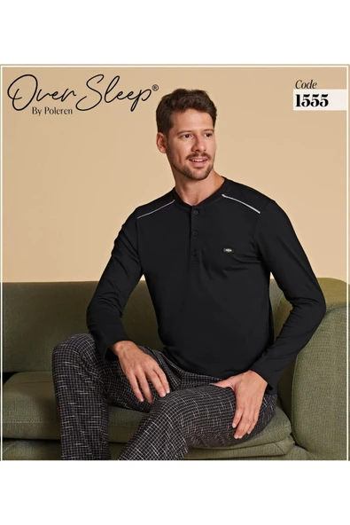 Lacivert Erkek Pijama Takımı XL  Beden ürün görseli 1