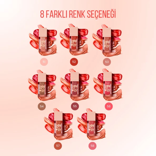 Show By Pastel, Show Your Joy Liquid Blush, Likit Allık - 53 - Resim 8