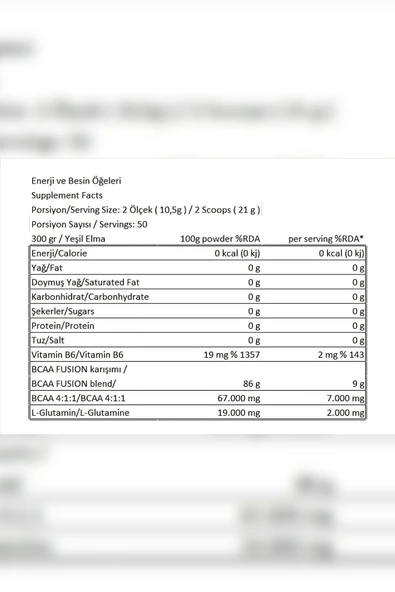 Conlast Bcaa 300 gr / L-carnıtine 1000 gr - Resim 7