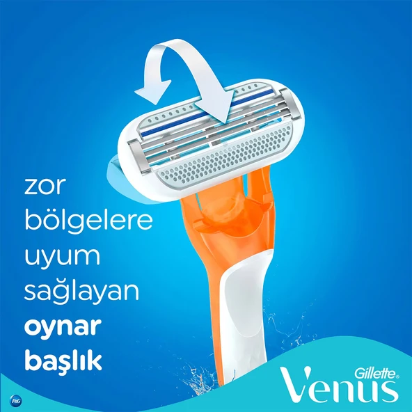 Gillette, Venus Riviera, Kullan At, Kadın Tıraş Bıçağı 2'li - Resim 11