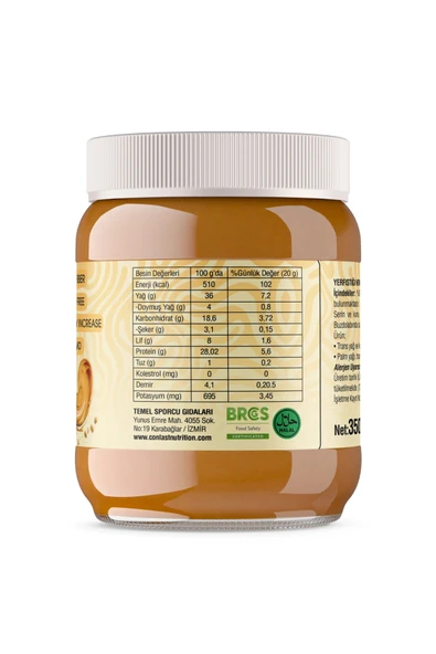 Conlast Yüksek Proteinli Fıstık Ezmesi Browni Aromalı 350 GR - 3