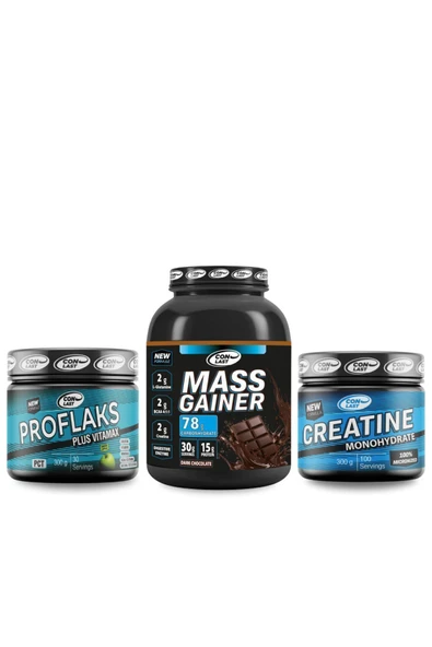 Conlast MASS GAİNER 300G CREATİNE 300G PROFLAKS VİTEMAX 300G HEDİYELİ ürün görseli