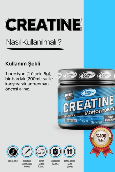 Conlast L-carnıtine 3000mg/proflaks Plus Vitamax 300gr/creatine Monohydrate 300gr - 2