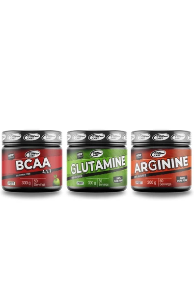 Conlast GLUTAMINE 300 Gr Arginine 300 Gr BCAA 300 GR HEDİYELİ ürün görseli 1
