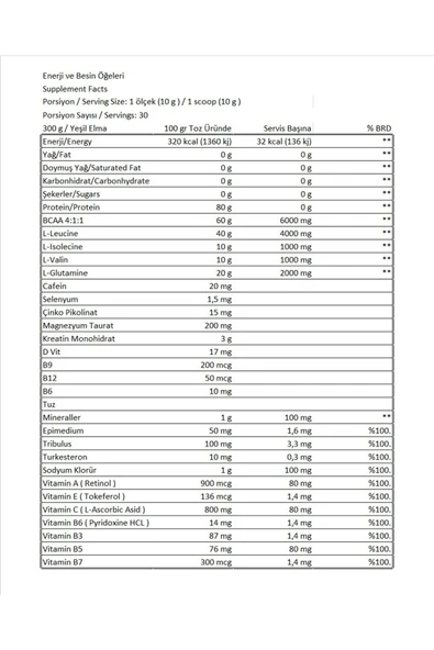 Conlast L-carnıtine 3000mg/proflaks Plus Vitamax 300gr/creatine Monohydrate 300gr - 7
