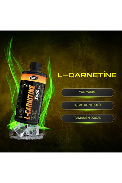 Conlast L-carnıtıne 3000mg Yeşil Elma/glutamıne 120g - 3