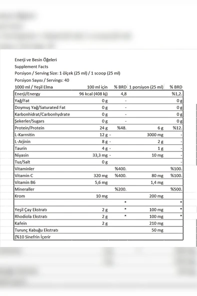 Conlast L-carnıtine 1000 Gr/ Arginine 300 gr - 4