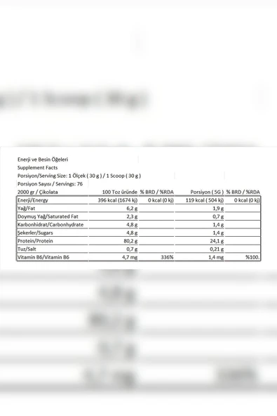 Conlast Whey Protein 2000g Mass Gainer 3000g Kilo Almaya Ve Kas Yapımına Yardımcı - Resim 3