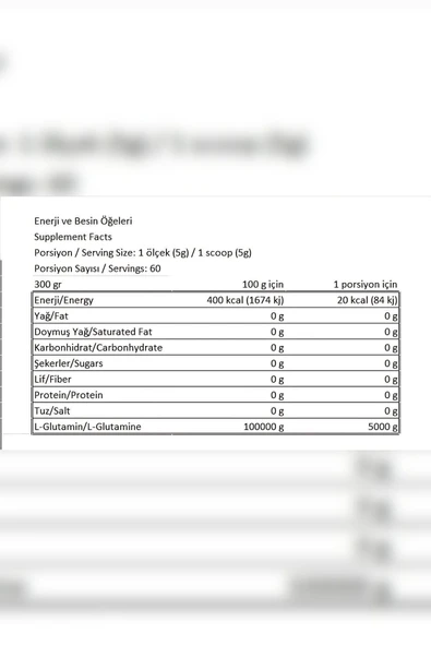 Conlast Pre-workout300gr/glutamine300gr/arginine300gr - Resim 3