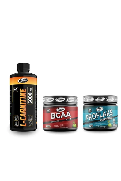 Conlast L-carnıtine 3000mg/bcaa 300gr/proflaks Plus Vitamax 300gr ürün görseli