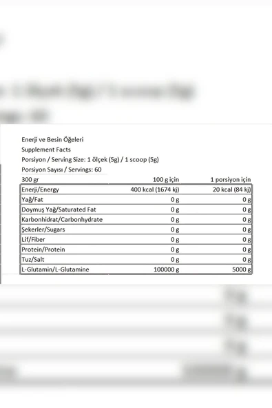 Conlast Bcaa300gr/glutamine300gr/l-carnetine3000mg - Resim 2