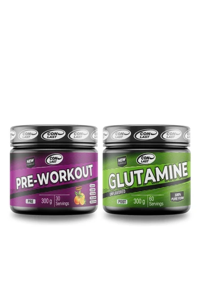 Conlast Pre-Workout Orange 300 Gr GLUTAMINE 300 Gr HEDİYELİ - 1