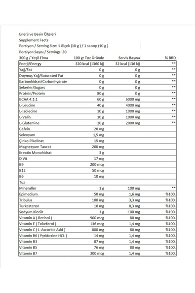 Conlast Arginine300gr/proflaks Plus Vitamax300gr/pre-workout300gr - 4