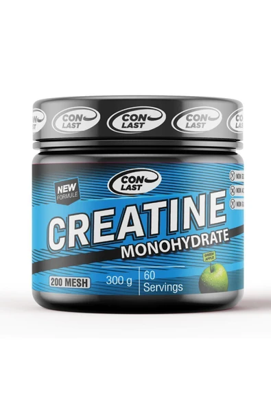 Conlast Creatine Plus Vitamax Yeşil Elmalı %100 Mikronize 300 gr - 1