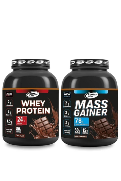 Conlast Whey Protein 2000g Mass Gainer 3000g Kilo Almaya Ve Kas Yapımına Yardımcı ürün görseli